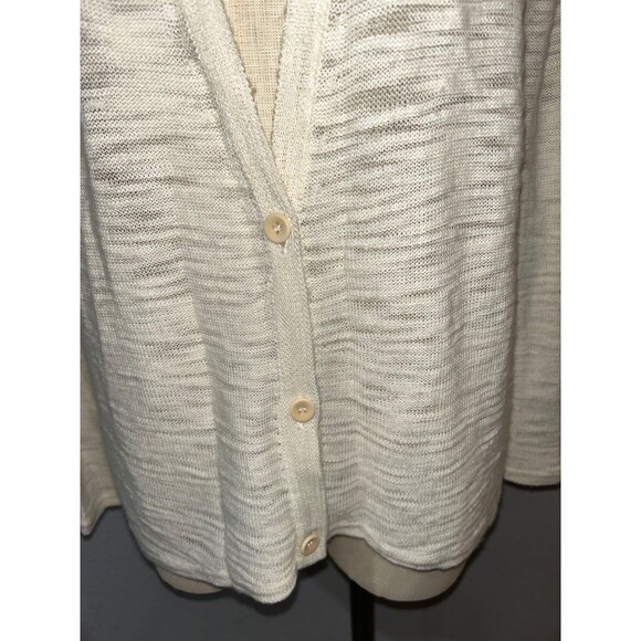 Helmut Lang Women’s Wool Alpaca Long Boyfriend Cardigan Sweater size L Elegant - Picture 2 of 8